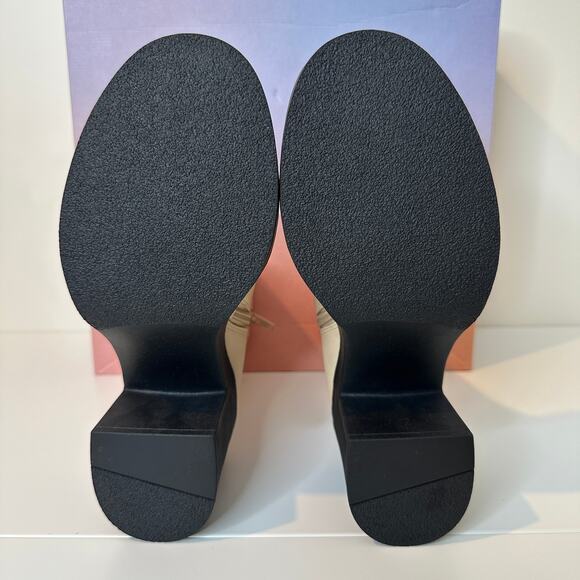 Lisa Vicky VALID-V Ankle Boots Women’s 7.5 Beige Polish Calf with Box NEW - Picture 5 of 6